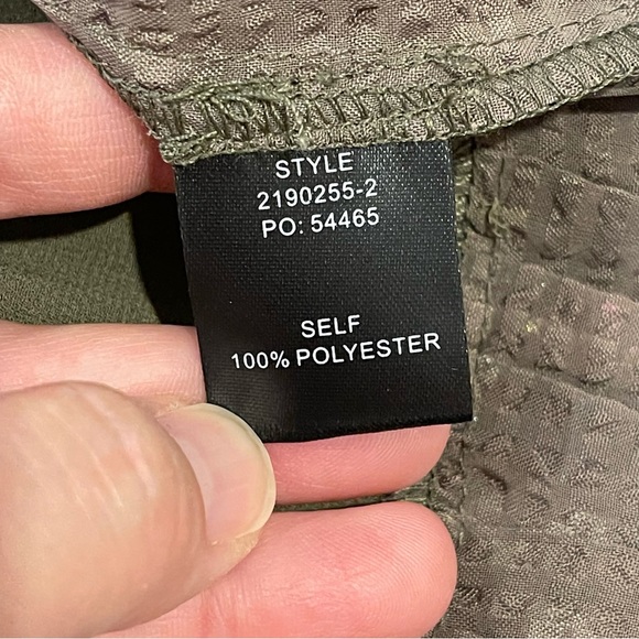 Anthropologie Current Air Metallic One Sleeve Dress Sz L - Picture 9 of 16